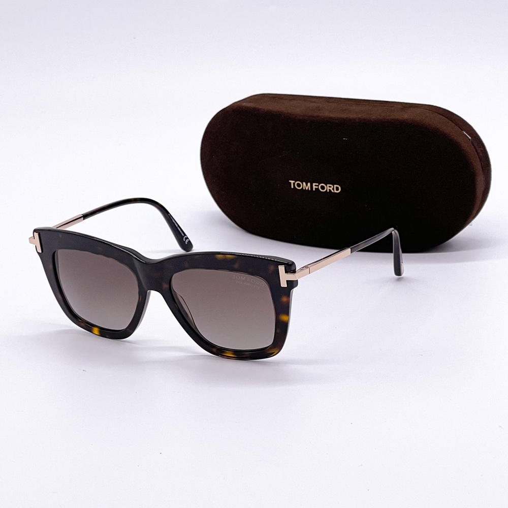 NEW TOM FORD DASHA POLARIZED WOMEN’S SUNGLASSES TF822 52H EYEWEAR FT0822/S - Picture 1 of 10